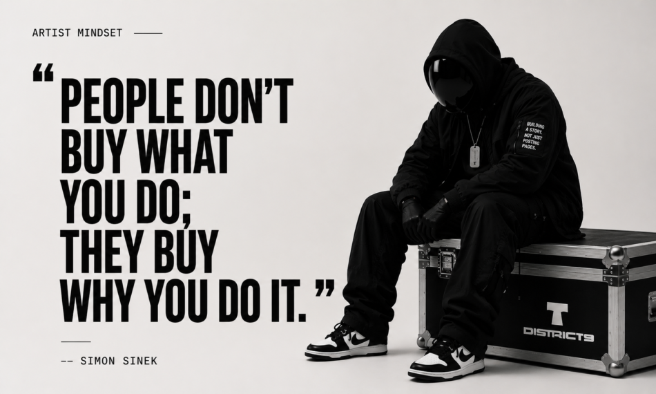 People don’t buy what you do; they buy why you do it.